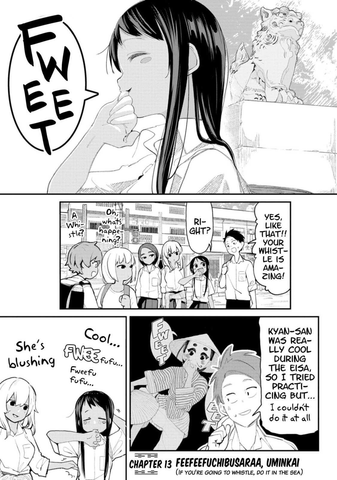 Feefeefuchibusaraa, Uminkai (If you're going to whistle, do it in the beautiful sea) page 0