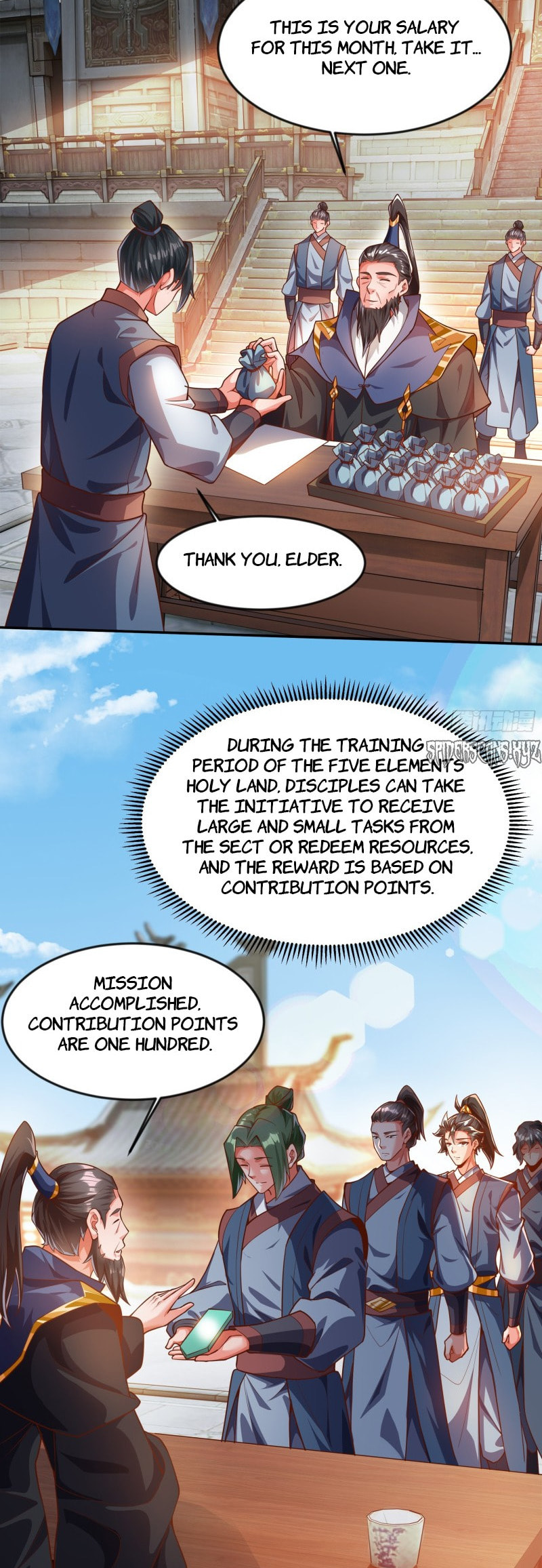 I Scared the Divine Lord as I handed over the Ancient Immortal Pill (Colored) – Chapter 25 page 13