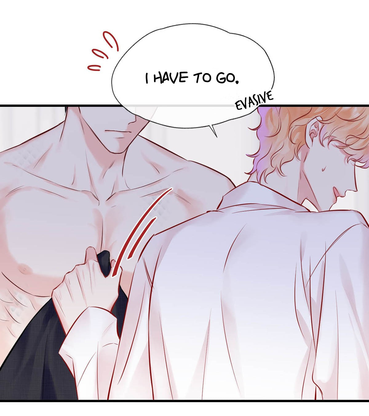 Leaving so soon after sleeping with me? page 31