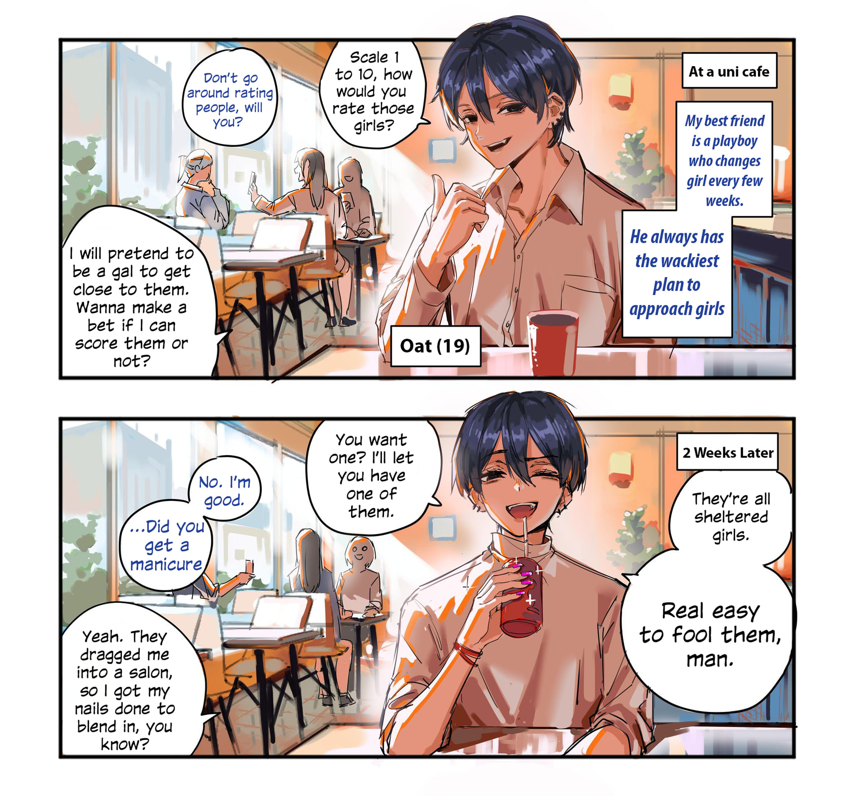 A Stripeless Tiger Is Now A Gal! (Colored) – Chapter 1 page 0