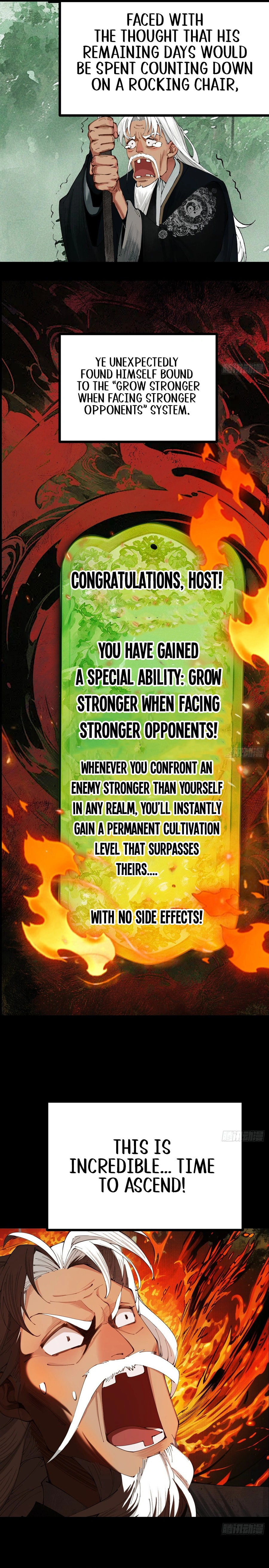 Strength Through Adversity, My Cultivation Knows No Limits – Chapter 0 page 1